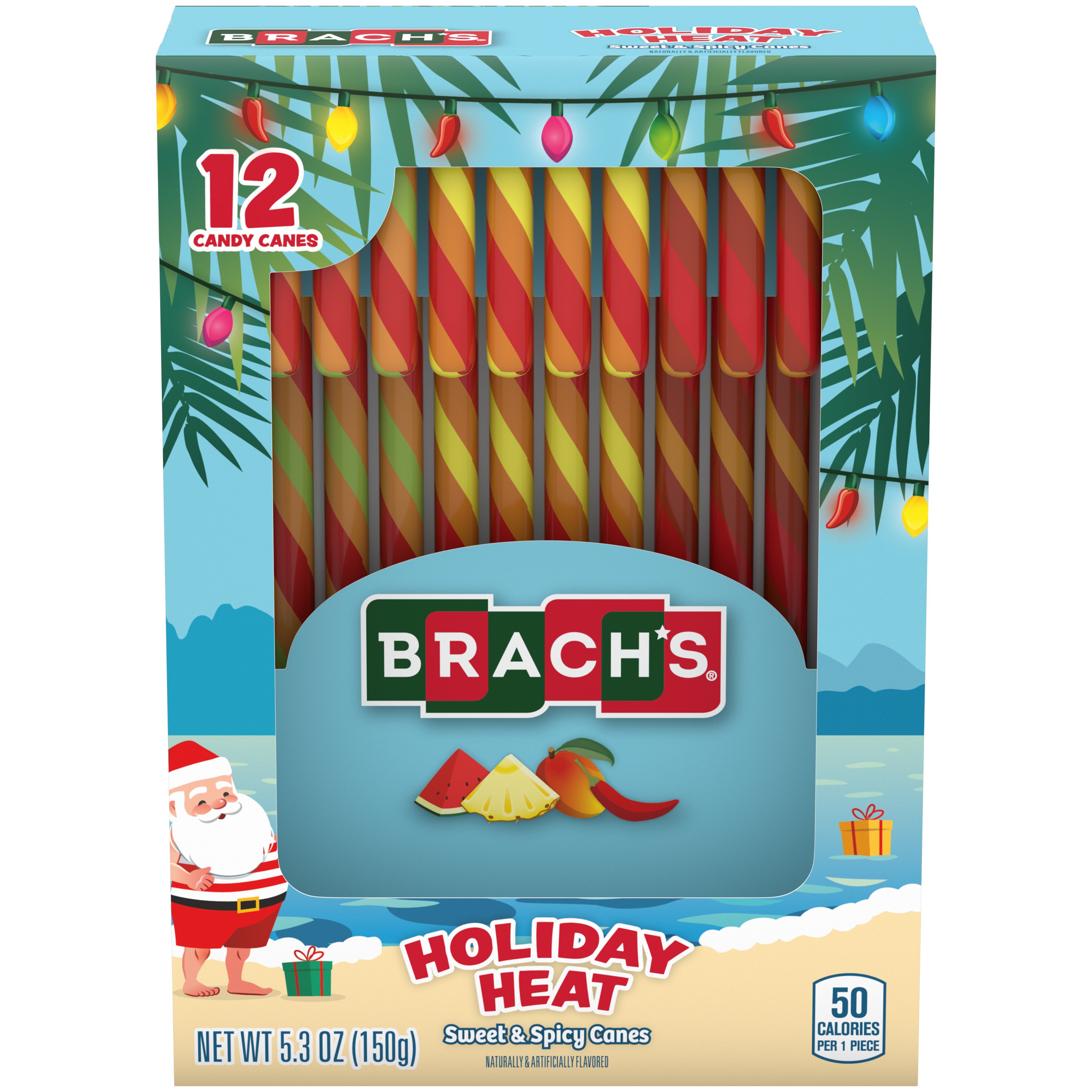 Brach's Holiday Heat Sweet & Spicy Candy Canes Shop Candy at HEB