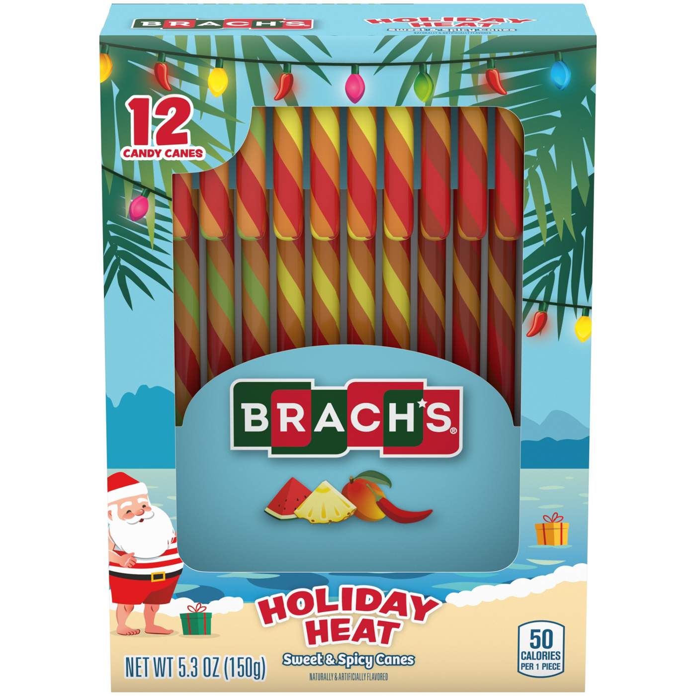 Brach's Holiday Heat Sweet & Spicy Candy Canes; image 1 of 2