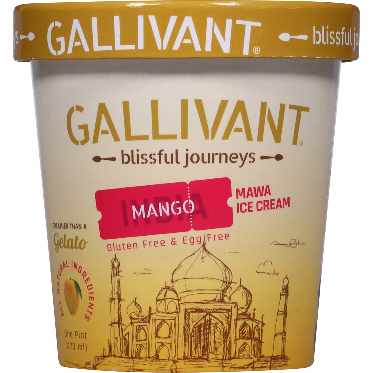 Gallivant Indian Mango Ice Cream Shop Ice cream at HEB