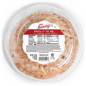 H-E-B Bakery Sock It To Me Crème Cake, 36 oz