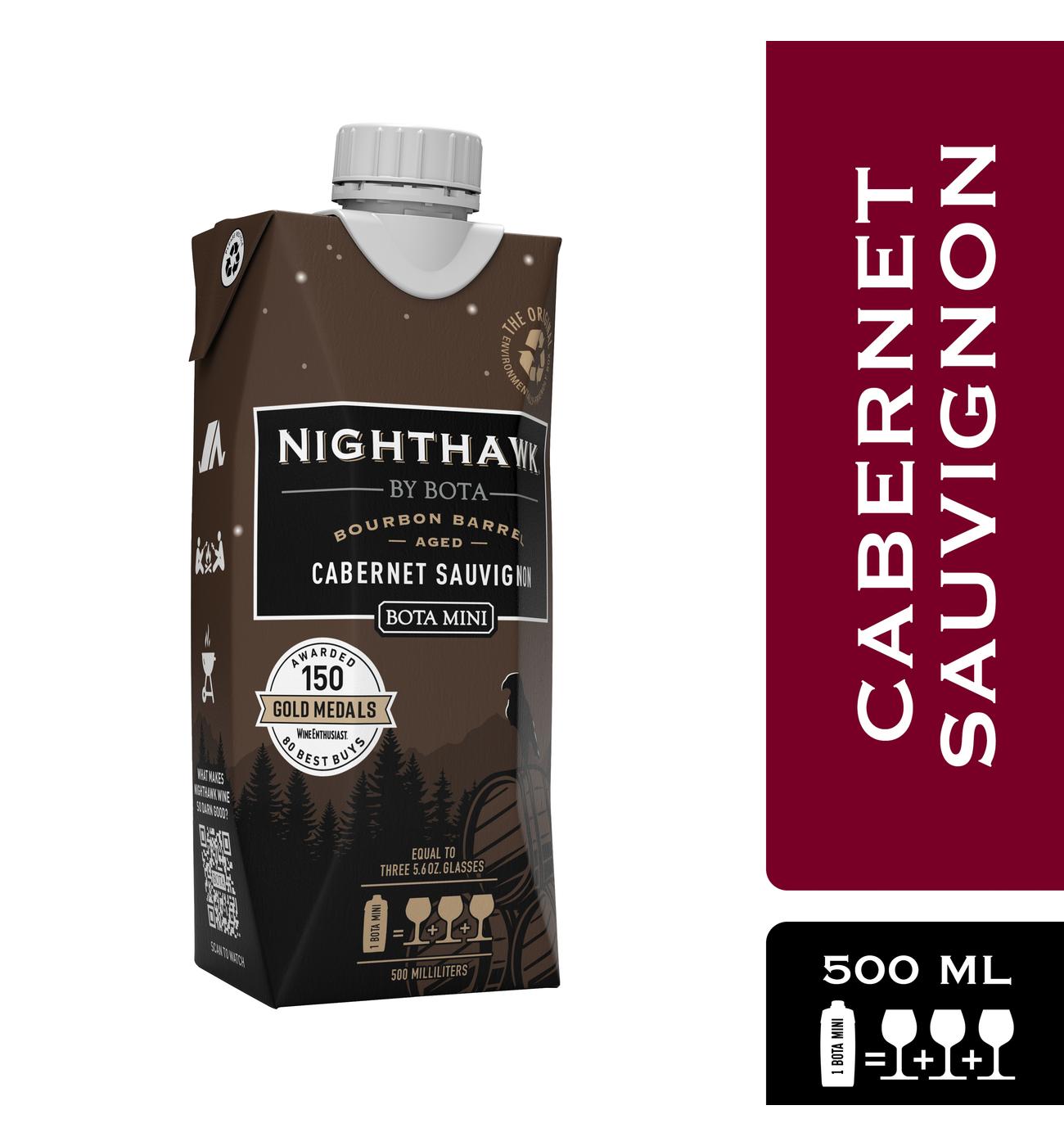 Bota Box Nighthawk Black Bourbon Barrel Aged Cabernet Sauvignon California Red Wine; image 3 of 4