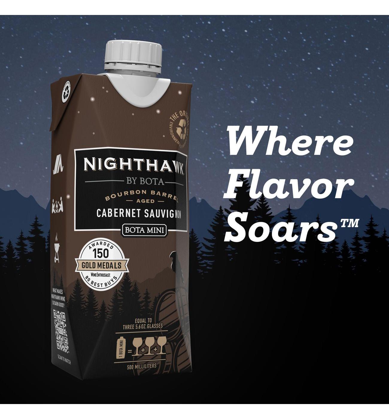 Bota Box Nighthawk Black Bourbon Barrel Aged Cabernet Sauvignon California Red Wine; image 4 of 4