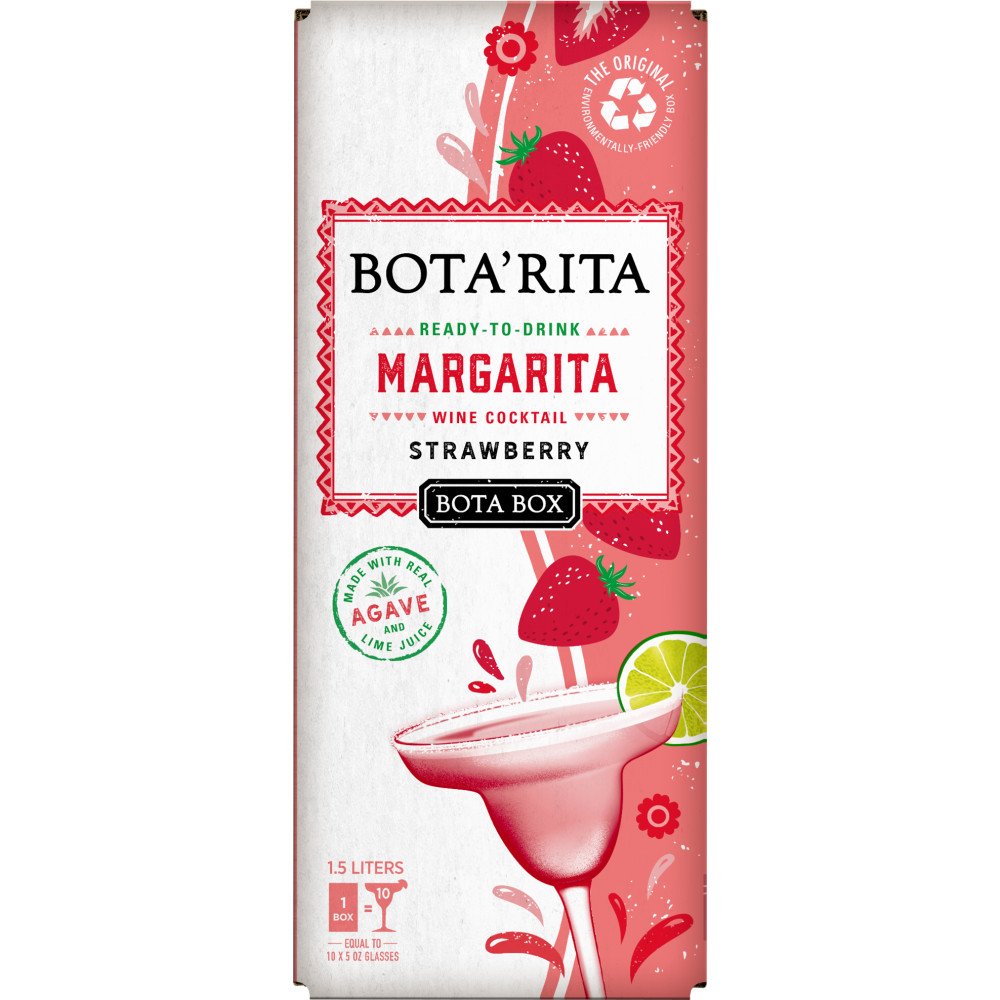 Bota Box Bota'Rita Strawberry Margarita Wine Cocktail Shop Wine at HEB