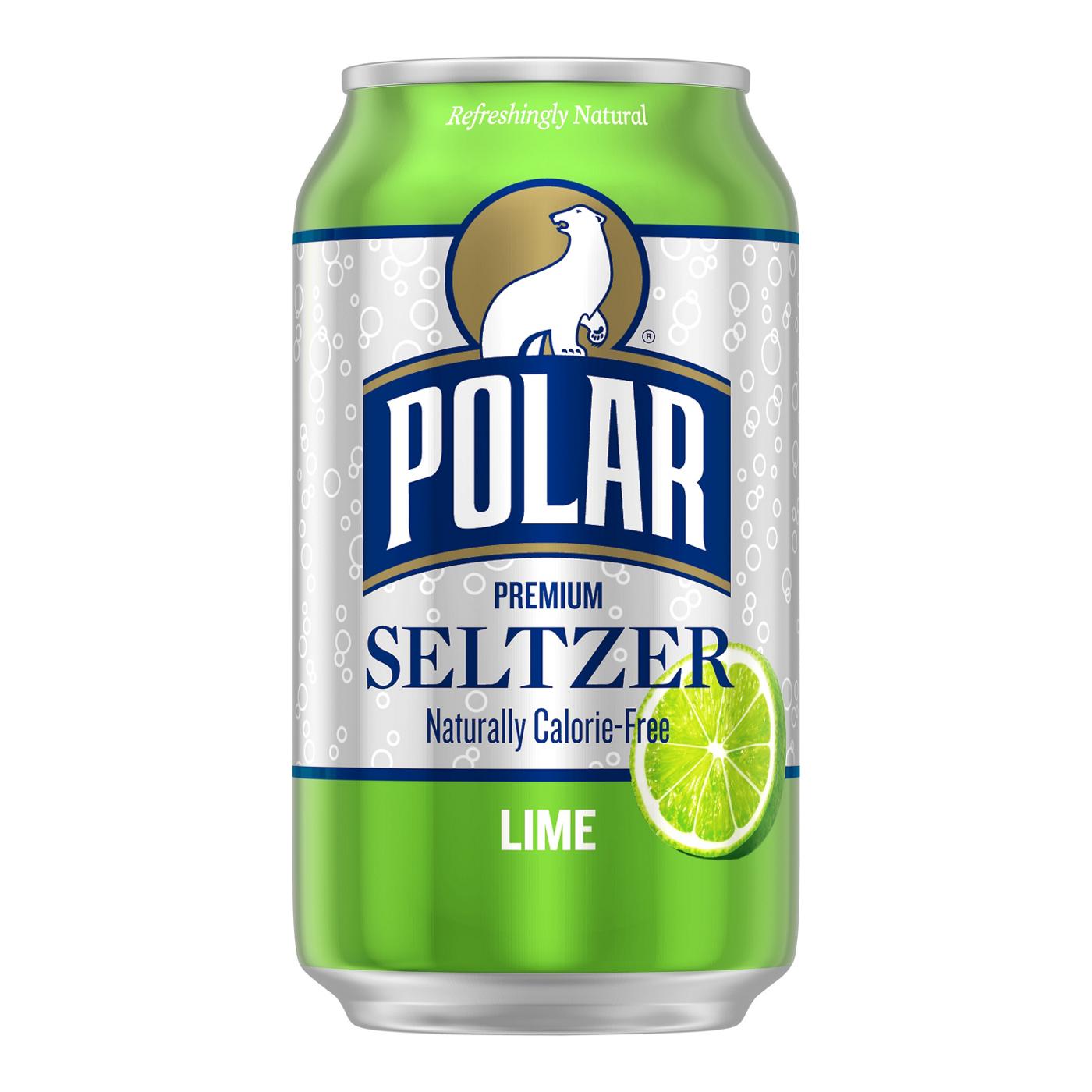 Polar Seltzer Water Lime 8 pk Cans; image 3 of 5