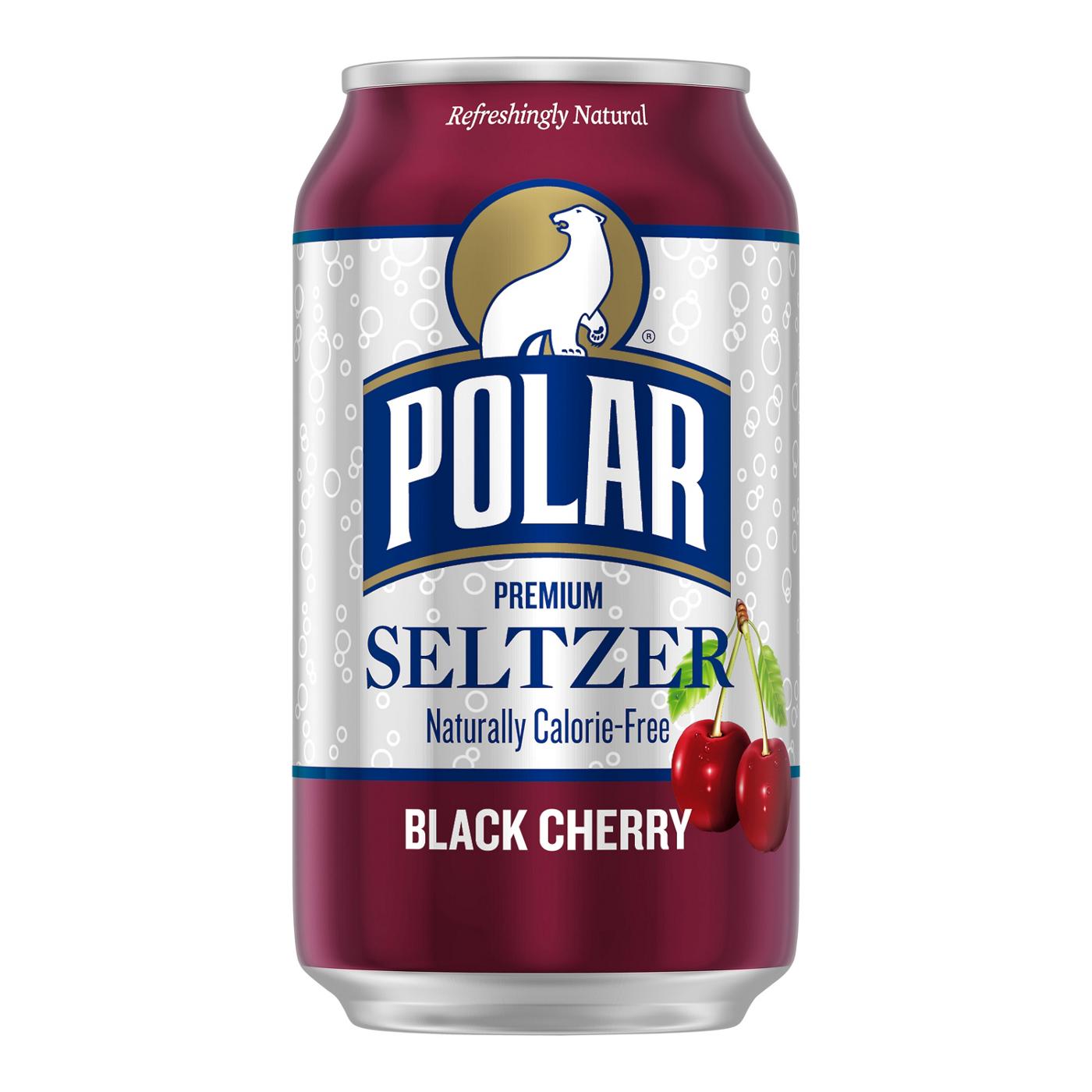 Polar Seltzer Water Black Cherry 8 pk Cans; image 3 of 5