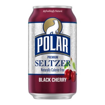 Polar Seltzer Water Black Cherry 8 pk Cans