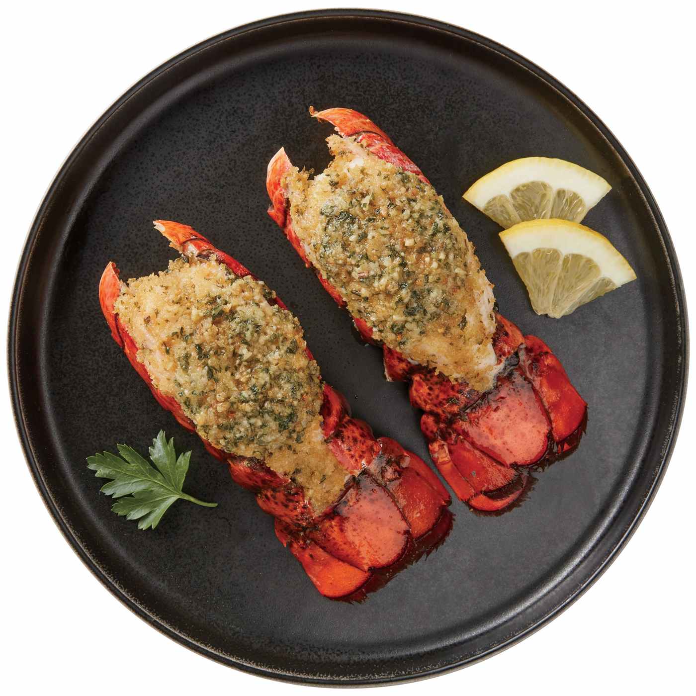 HEB Fish Market Lobster Tails with Panko & Garlic Parmesan Butter