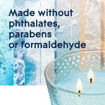 Glade Invigorating Aqua Waves 3 Wick Candle, 6.8 oz