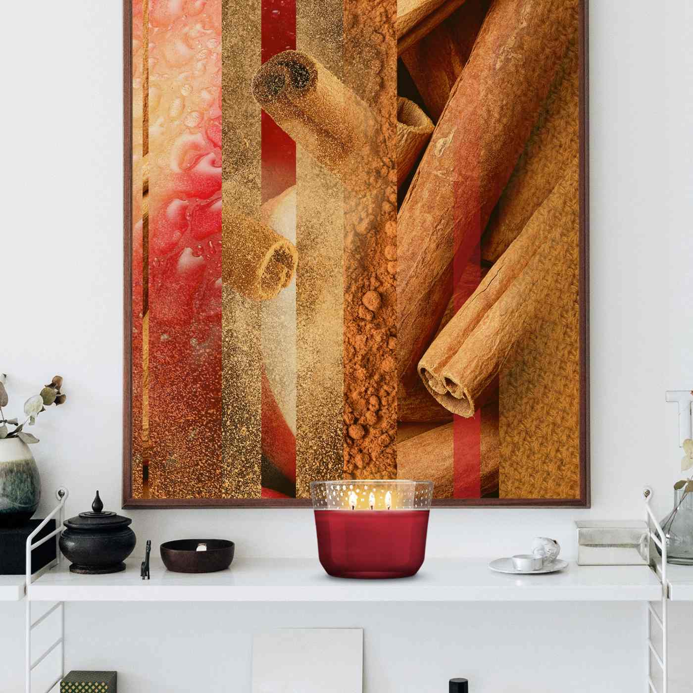 Glade Apple Cinnamon 3 Wick Candle; image 2 of 11