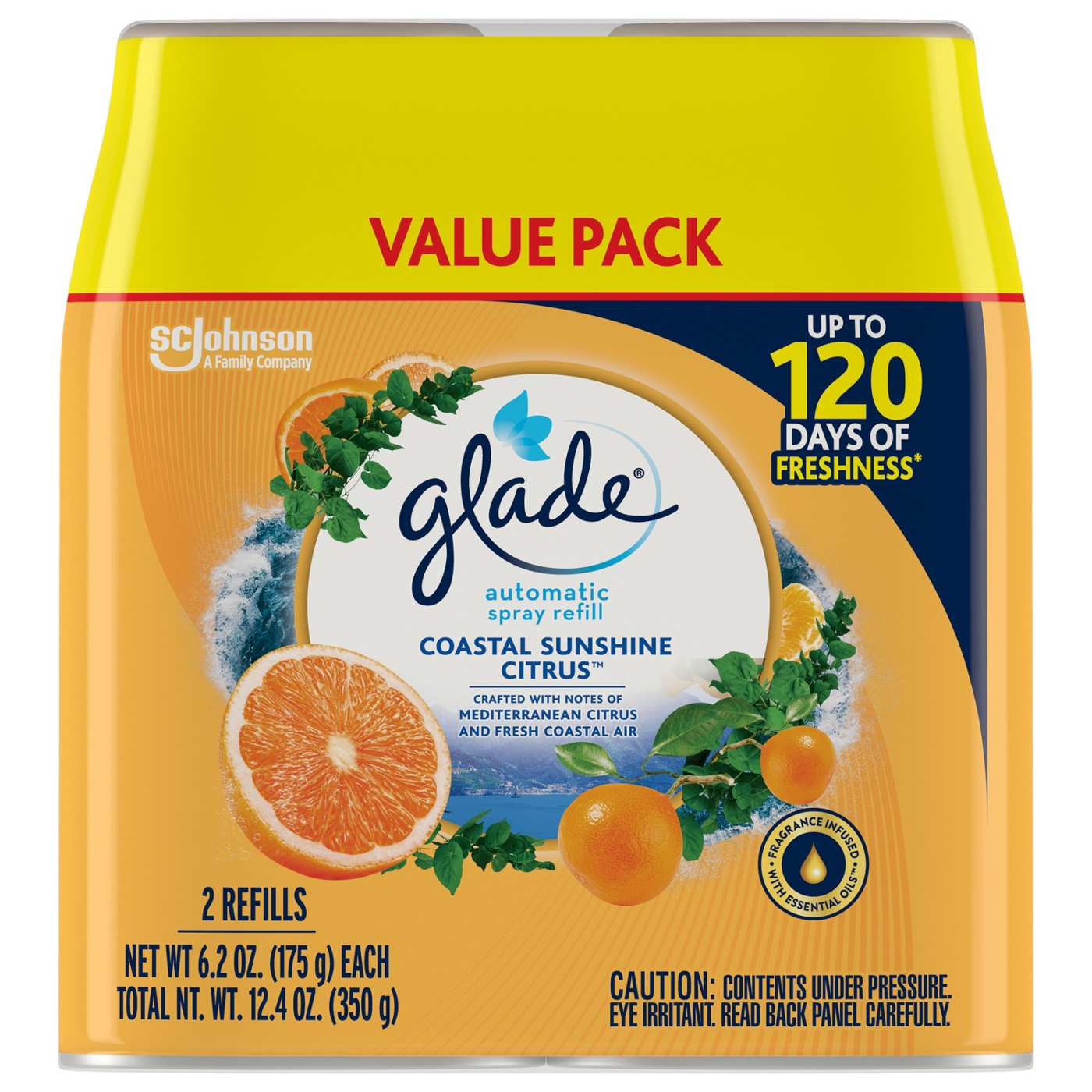 Glade Automatic Spray Refill, Value Pack - Coastal Sunshine Citrus; image 3 of 3