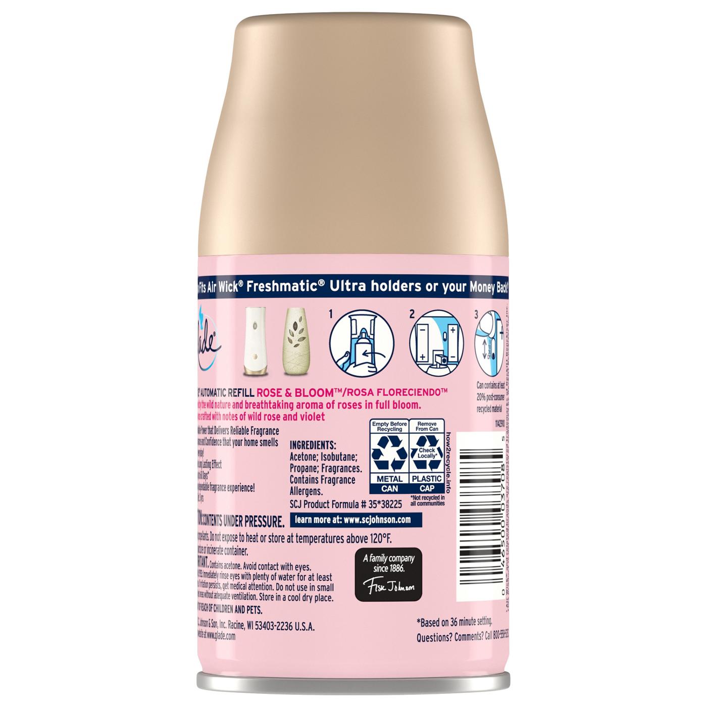 Glade Automatic Spray Refill - Rose & Bloom; image 2 of 2