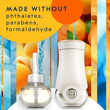 Glade PlugIns Scented Oil Air Freshener Refills - Coastal Sunshine Citrus, 5 ct