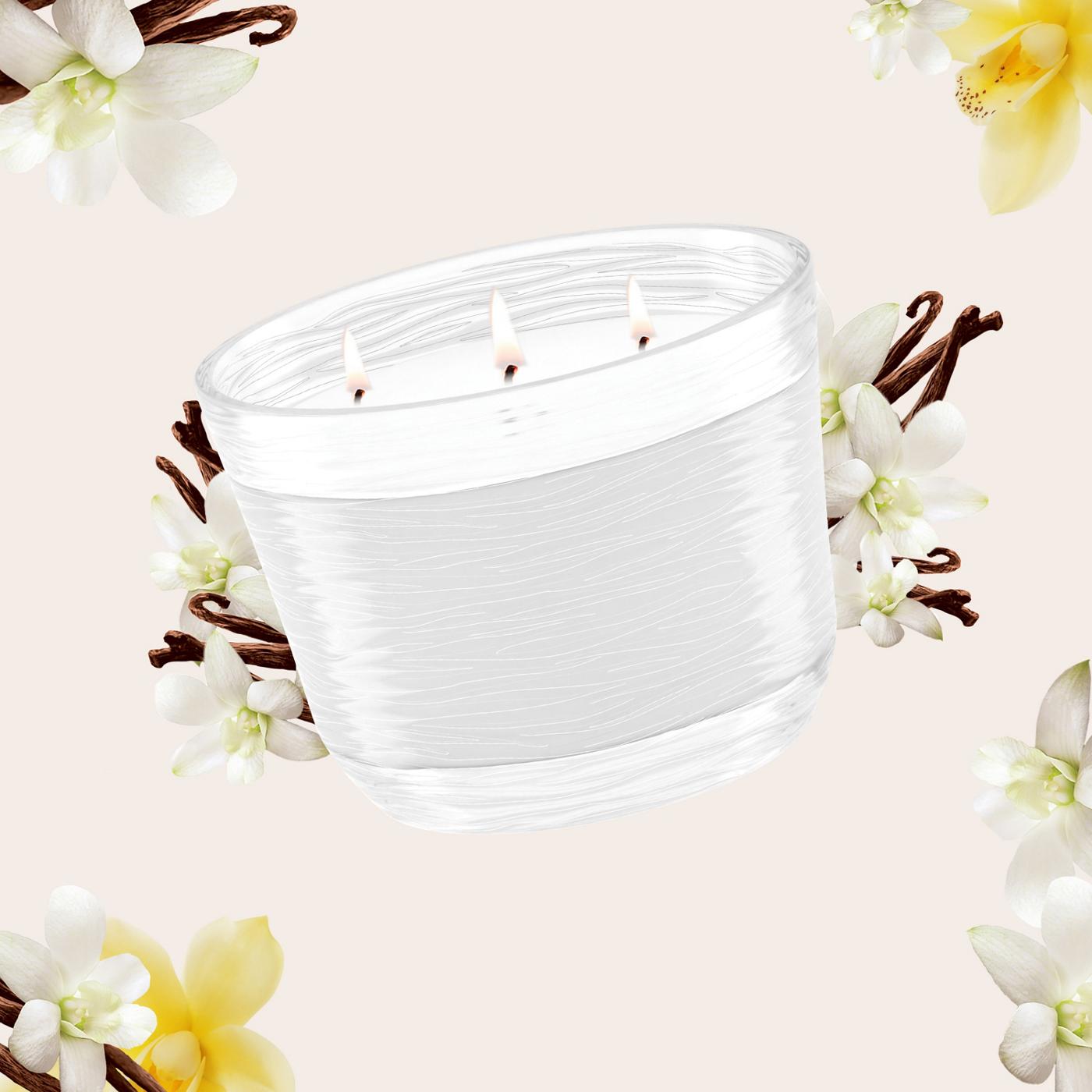 Glade Sheer Vanilla Embrace 3 Wick Candle; image 3 of 11