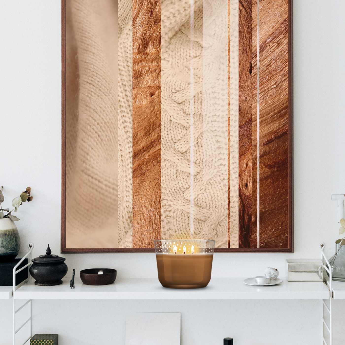 Glade Cashmere Woods 3 Wick Candle; image 8 of 12