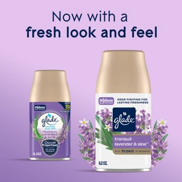 Glade Automatic Spray Refill Air Freshener - Tranquil Lavender & Aloe, 6.2 oz