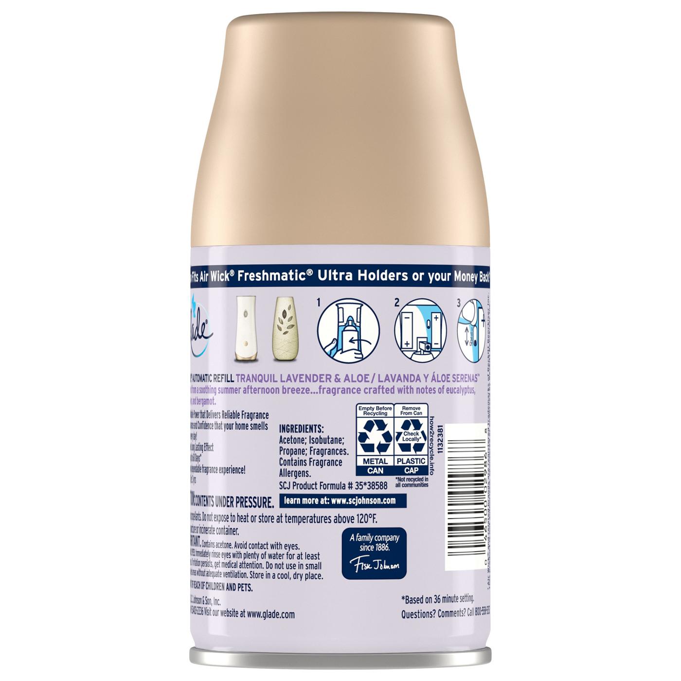 Glade Automatic Spray Refill - Tranquil Lavender & Aloe; image 2 of 2