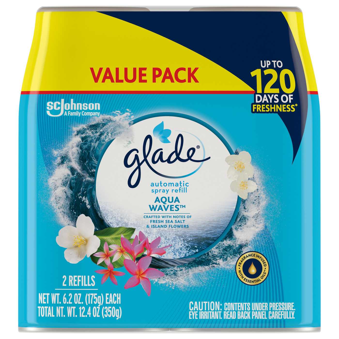 Glade Automatic Spray Refill, Value Pack - Aqua Waves; image 3 of 3