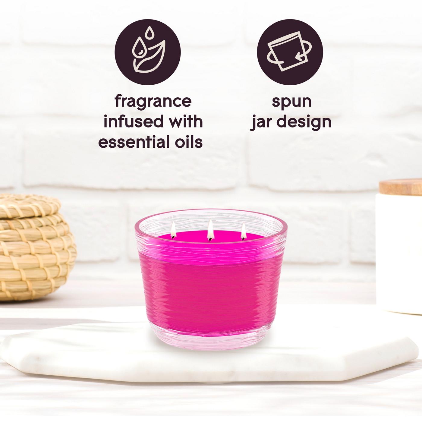 Glade Exotic Tropical Blossoms 3 Wick Candle; image 2 of 11