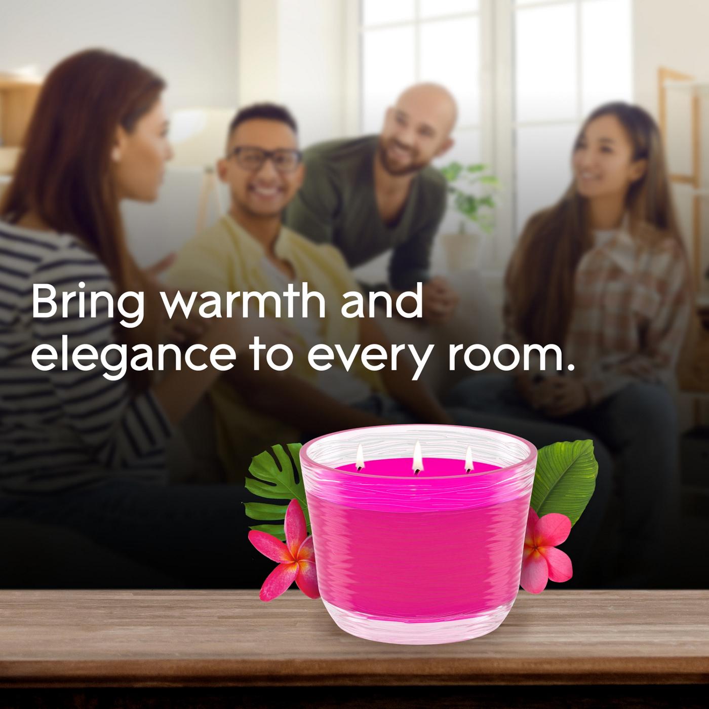 Glade Exotic Tropical Blossoms 3 Wick Candle; image 9 of 11