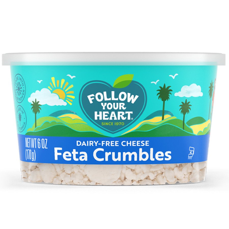 Follow Your Heart Dairy-Free Feta Cheese Crumbles, 6 oz