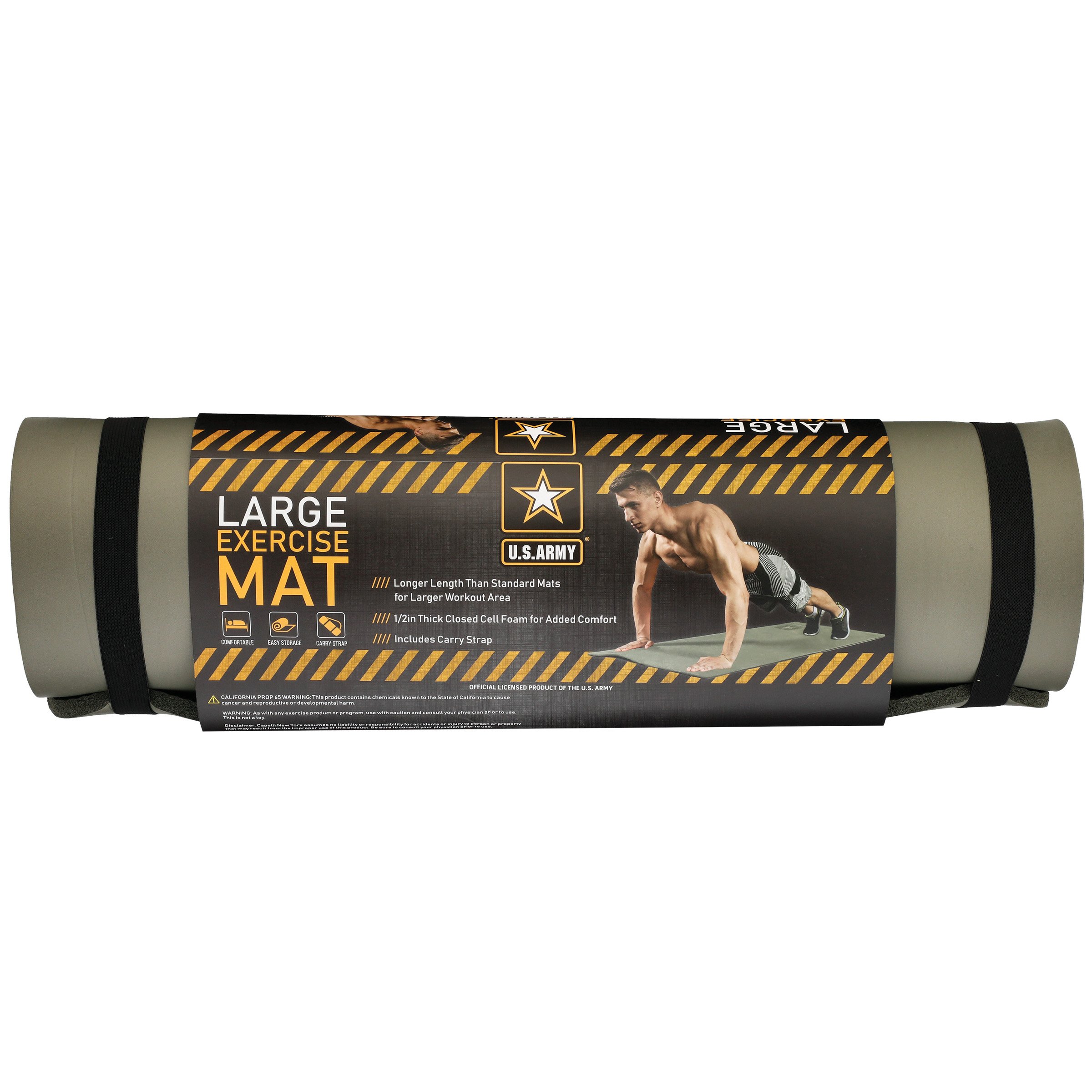 U.S. Army Large Exercise Mat with Strap Shop Fitness & sporting goods