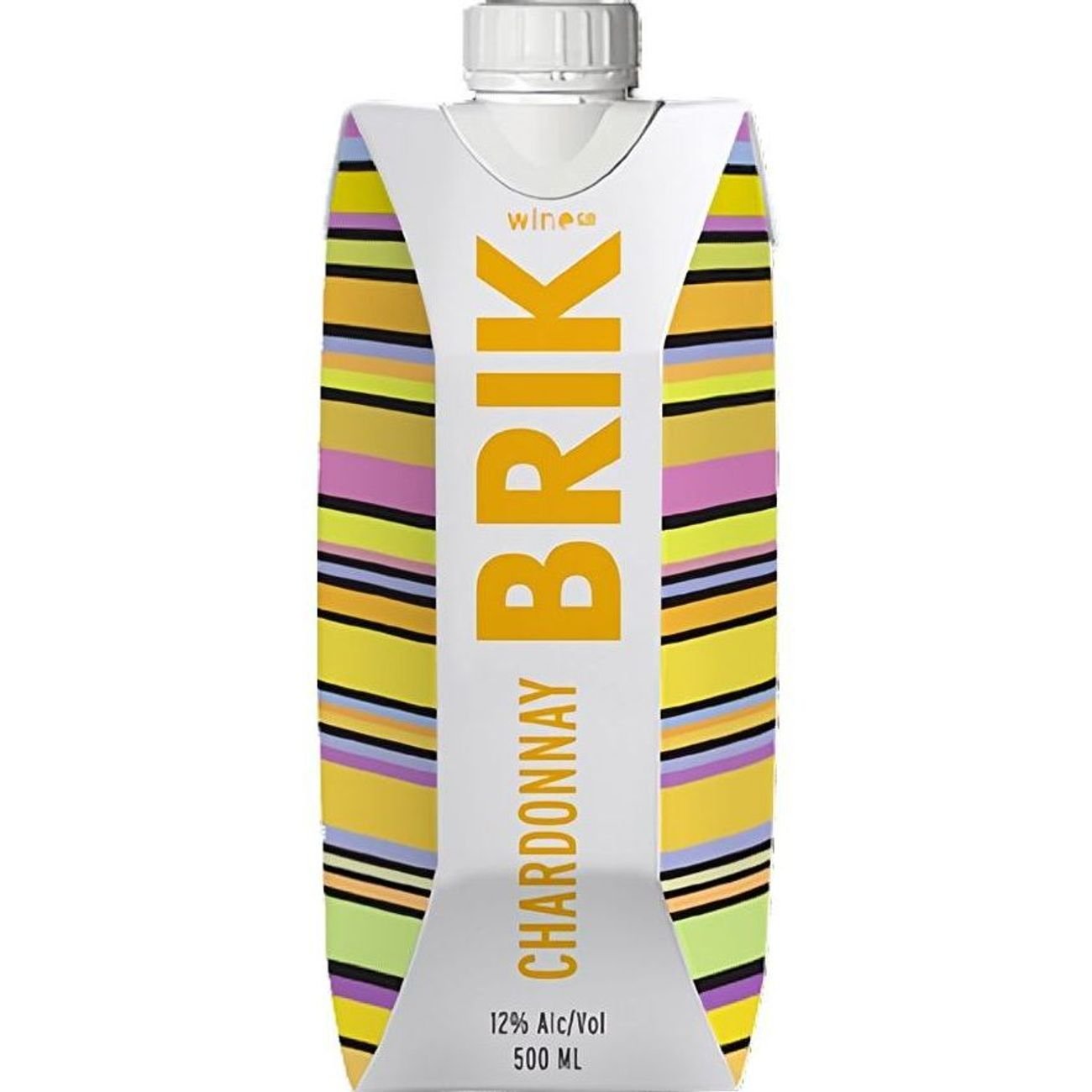 Brik Wine Co. Chardonnay Italian White Wine, 500 mL