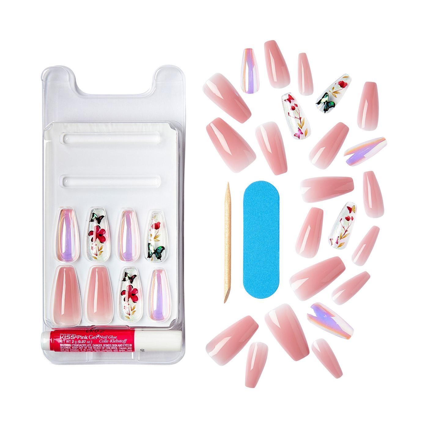 KISS Jelly Fantasy Long Nails Jelly Cookie Shop Nail sets at HEB