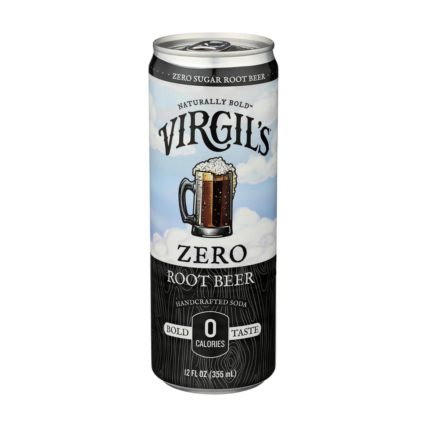 Virgil's Zero Sugar Root Beer 12 oz Cans; image 4 of 4