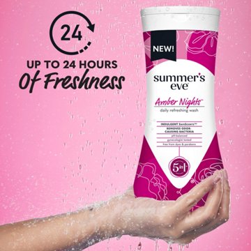 Summer's Eve Cleansing Wash - Amber Nights, 15 oz