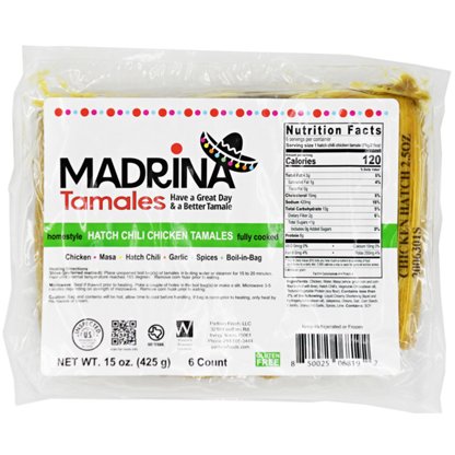 Texas Tamale Company Hatch Green Chile Tamales, 12 ct | Central