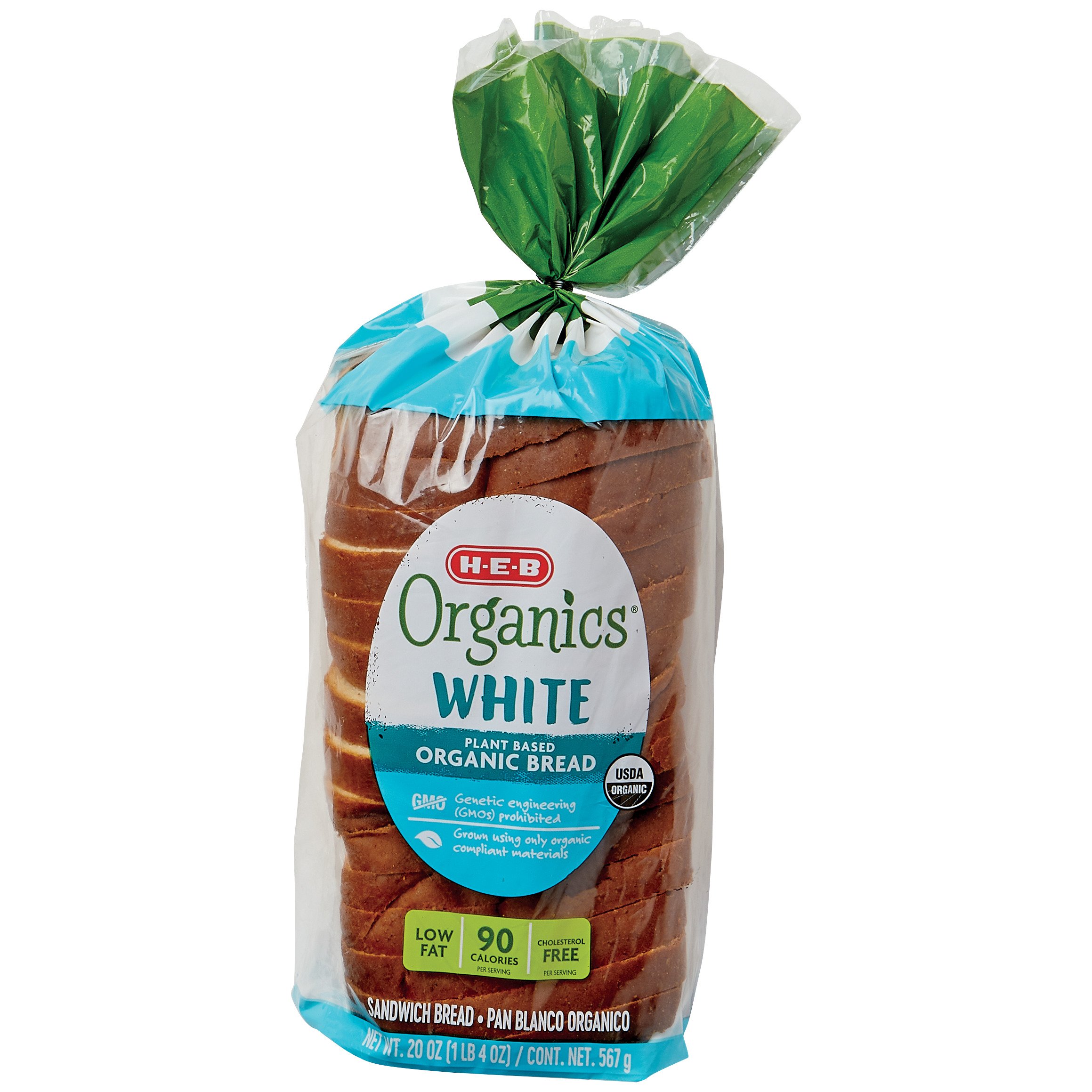 H-E-B Organics Sandwich Bread - White - Shop Bread At H-E-B