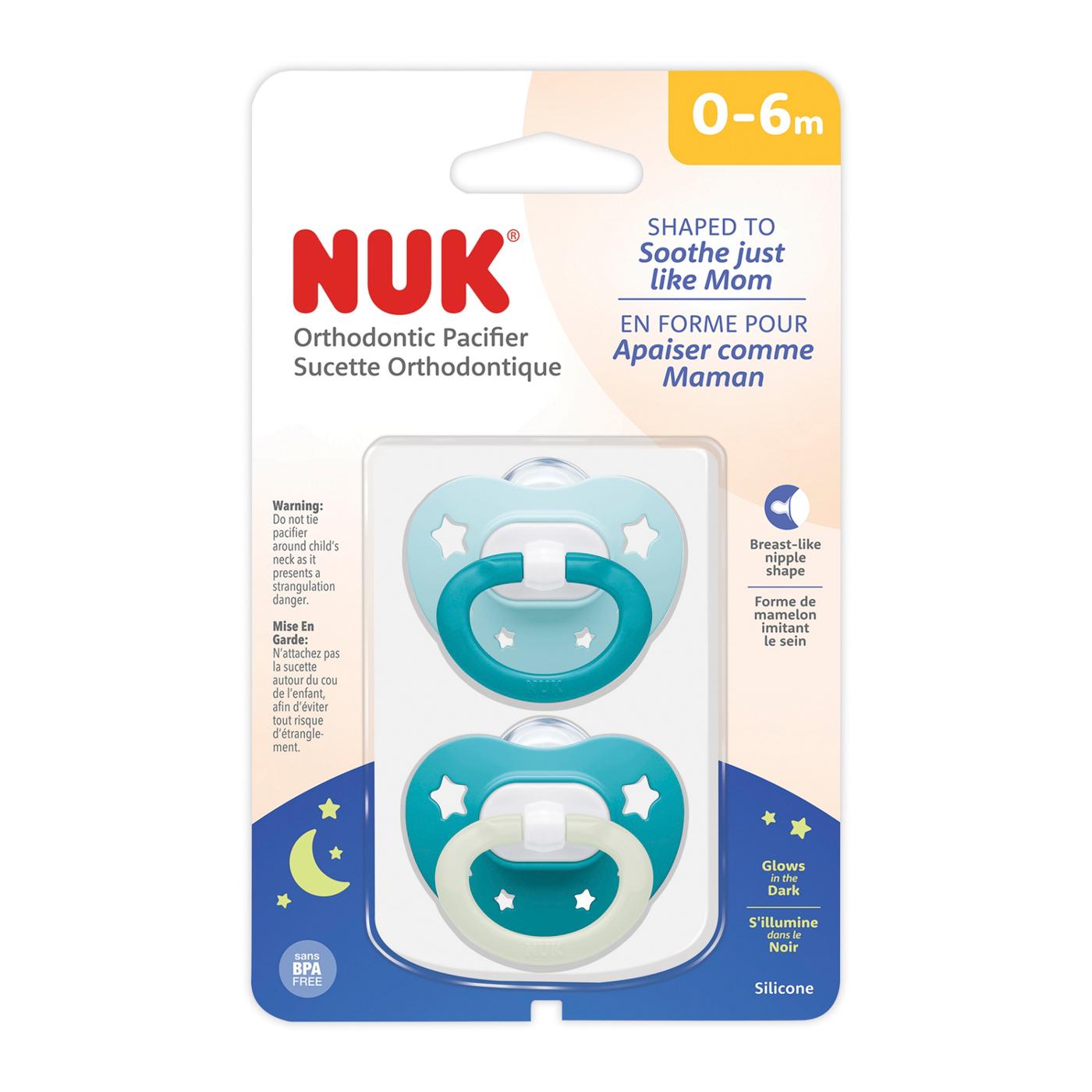 Nuk Orthodontic Pacifier 0-6m; image 1 of 2