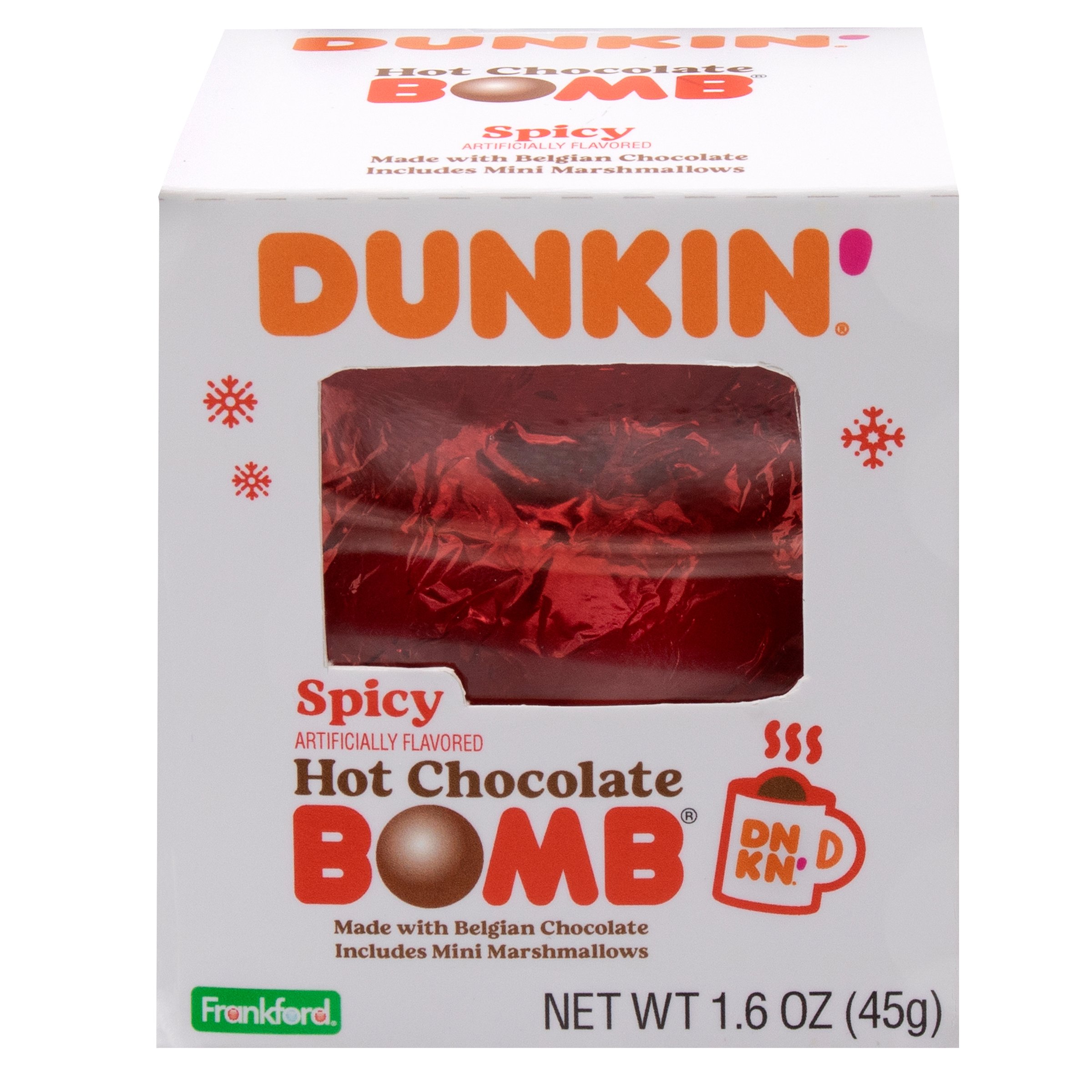 Frankford Dunkin' Spicy Hot Chocolate Bomb With Marshmallows - Shop ...