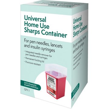 Universal Home Use Sharps Container, 1 ct