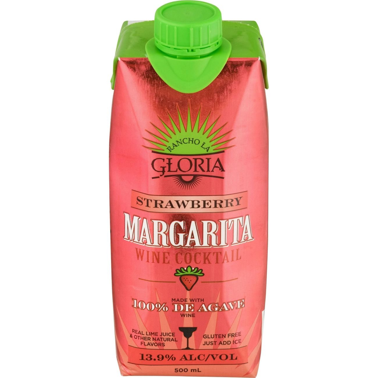 Rancho La Gloria Strawberry Margarita Wine Cocktail, 500 mL