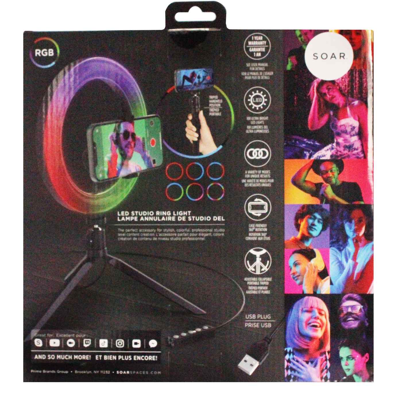 Soar LED Studio Ring Light - Shop Phone cases & stands at H-E-B