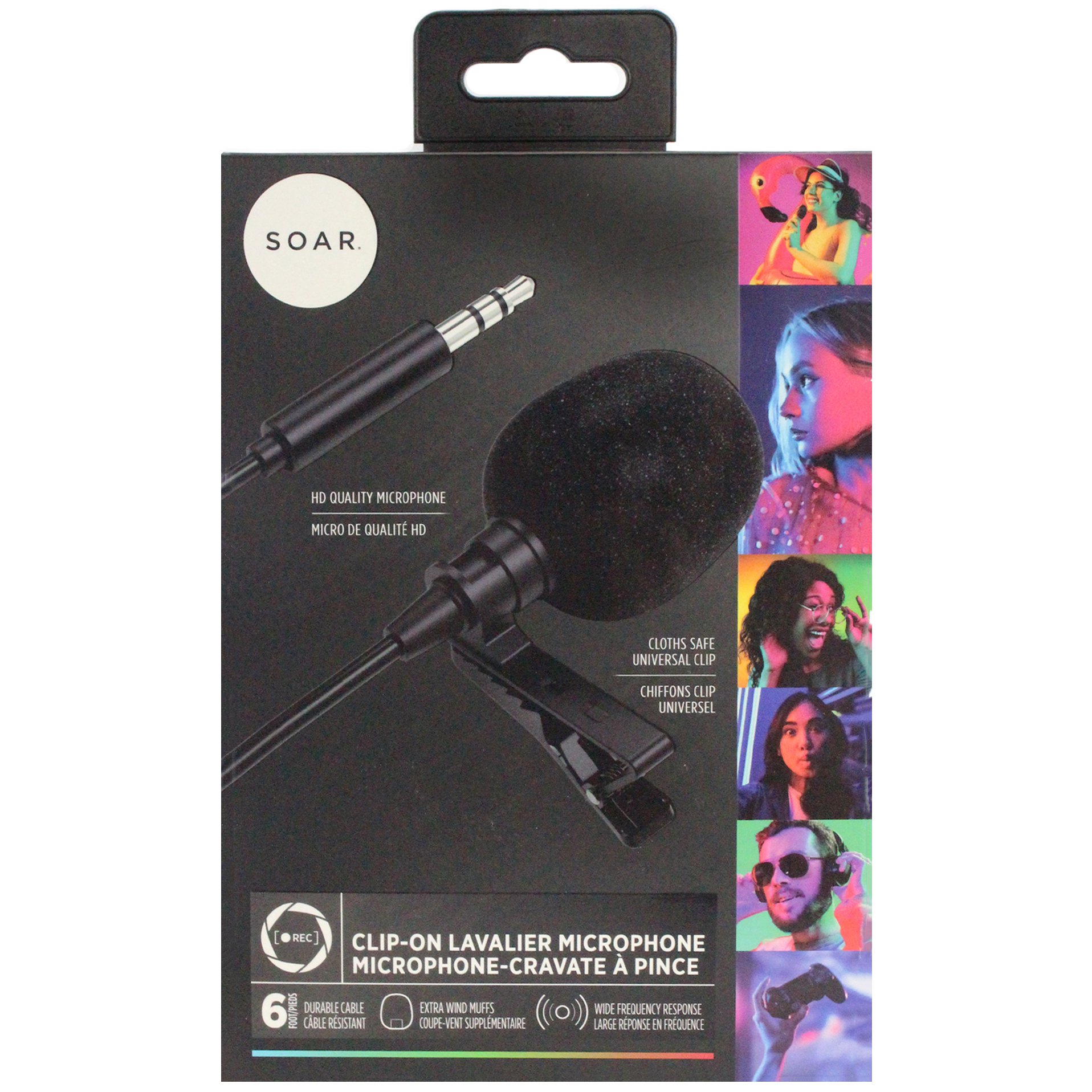 Soar ClipOn Lavalier Microphone Shop Connection cables at HEB