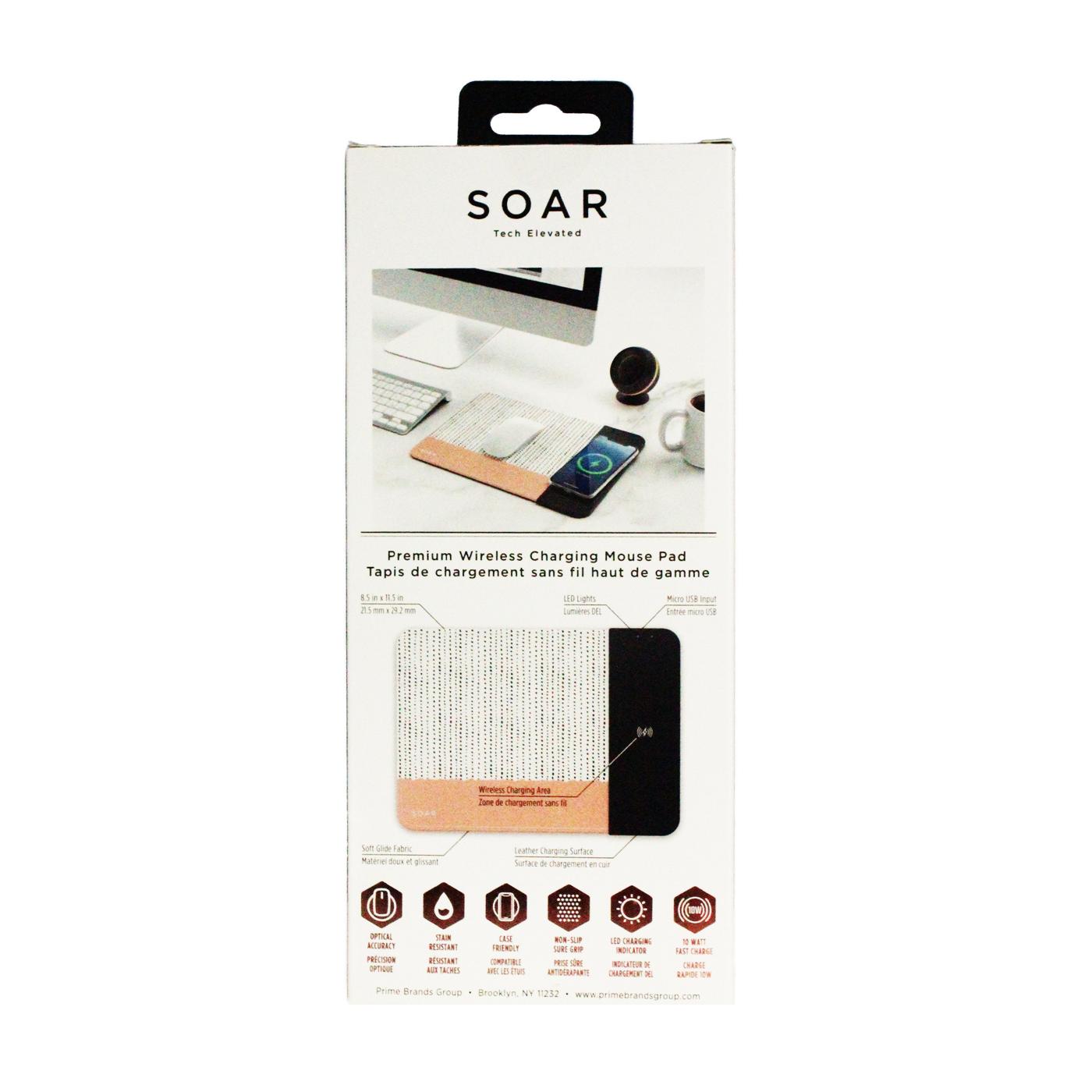 Soar Premium Wireless Charging Mouse Pad - Pink - Shop Connection ...