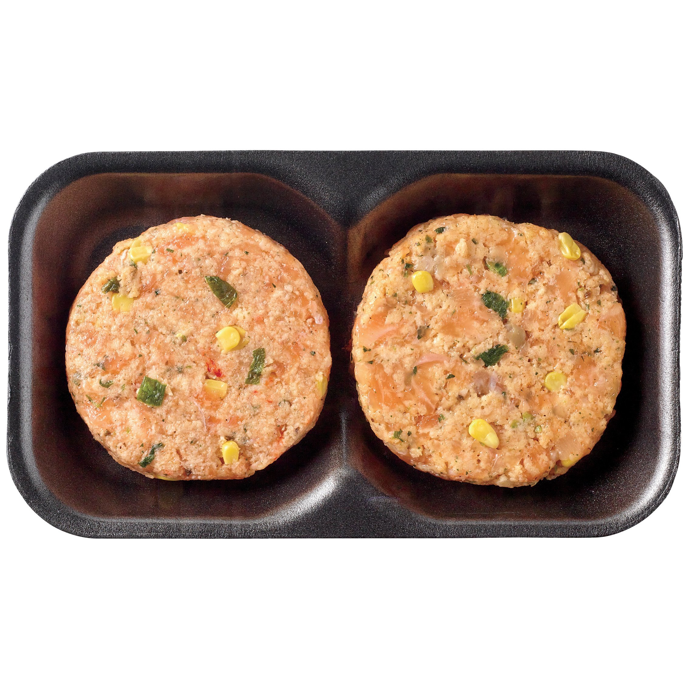 H-E-B Fish Market Salmon & Crawfish Burger Patties - Creole - Shop Fish ...