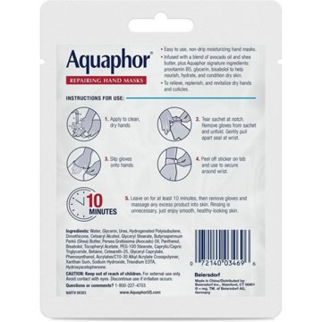 Aquaphor Repairing Hand Masks