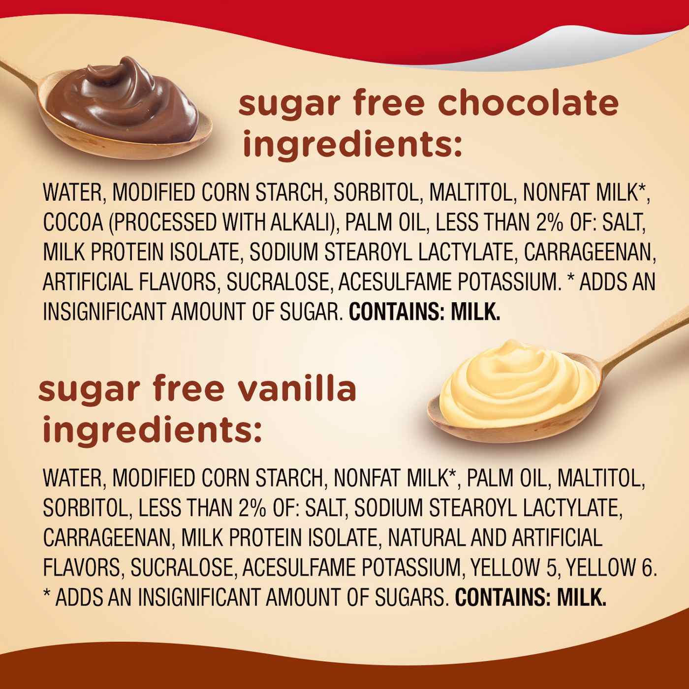Snack Pack Sugar Free Chocolate & Vanilla Pudding Cups Family Pack; image 2 of 7
