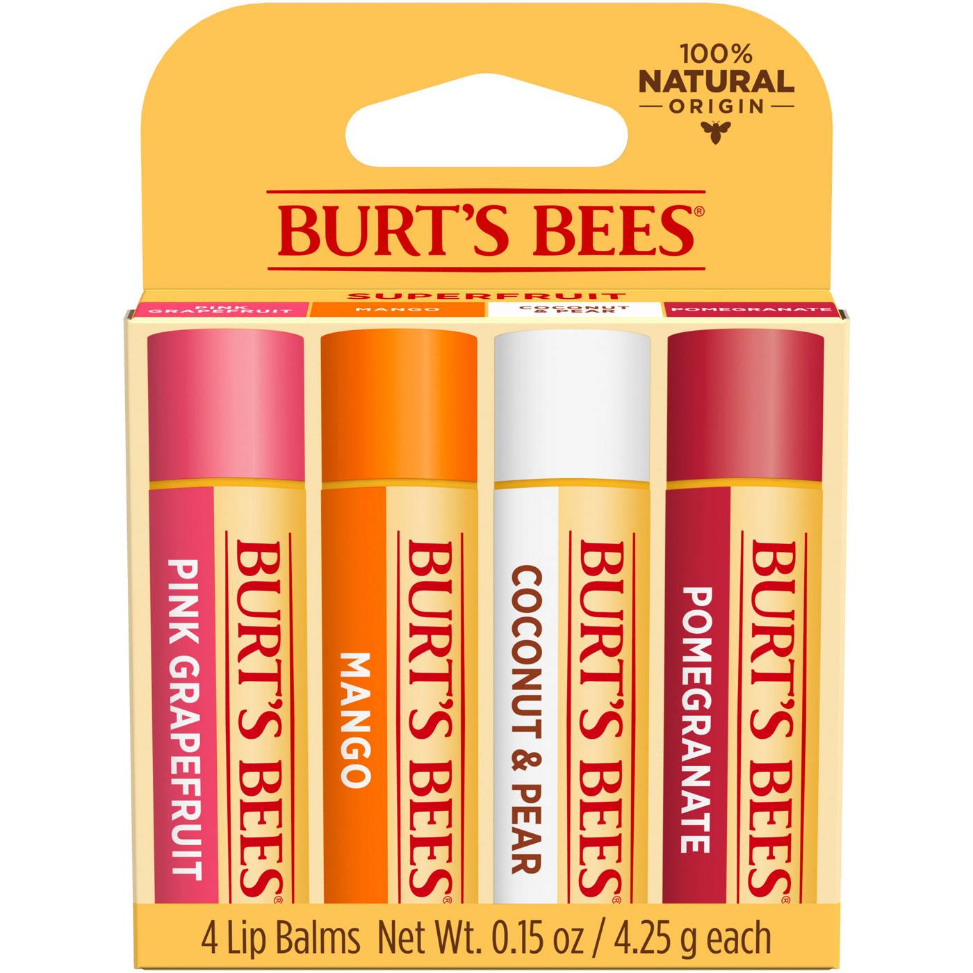 Burt's Bees Moisturizing Lip Balms Super Fruit ; image 1 of 6