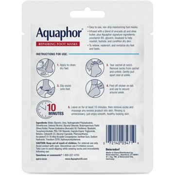 Aquaphor Repairing Foot Masks