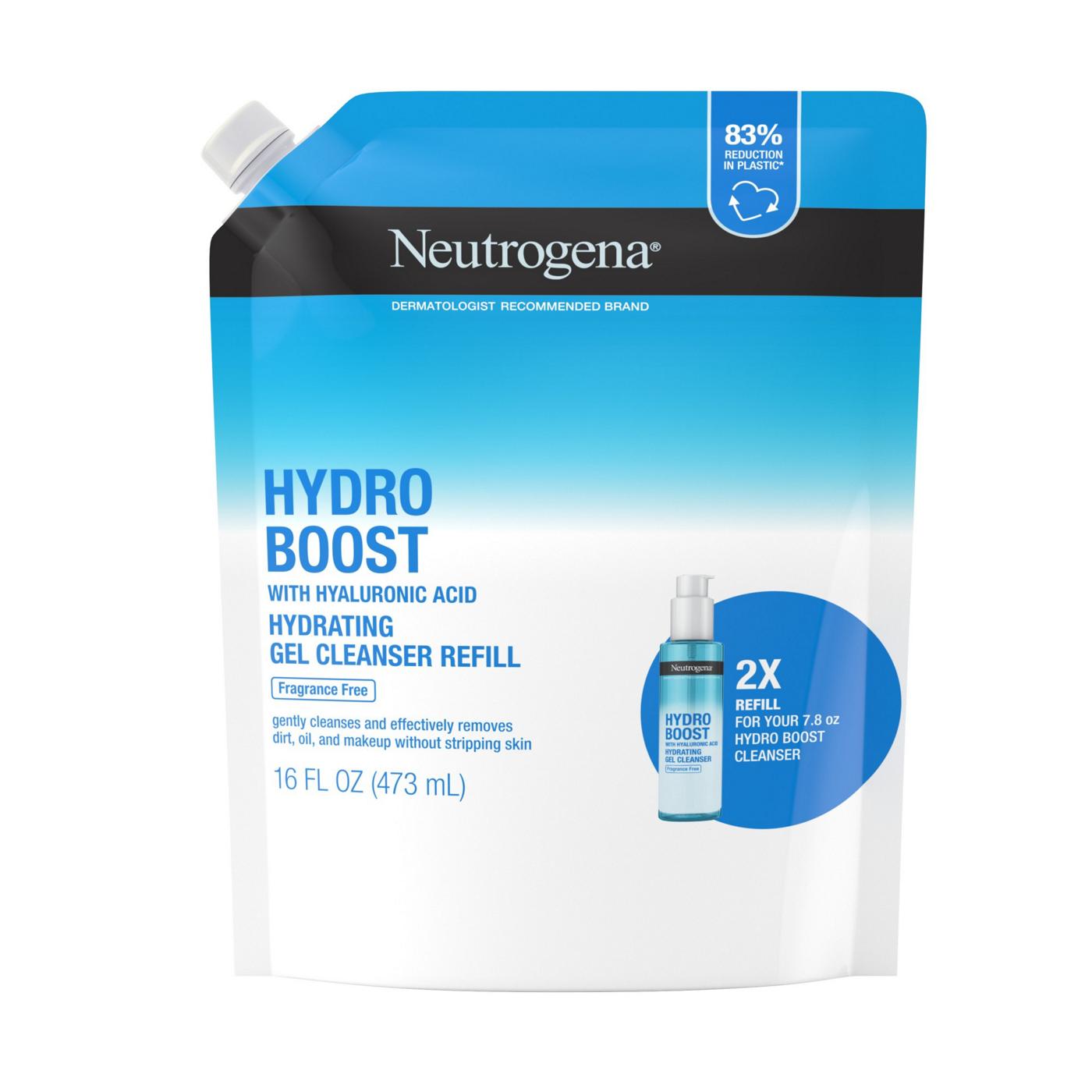 Neutrogena Hydro Boost Fragrance-Free Gel Facial Cleanser; image 1 of 6