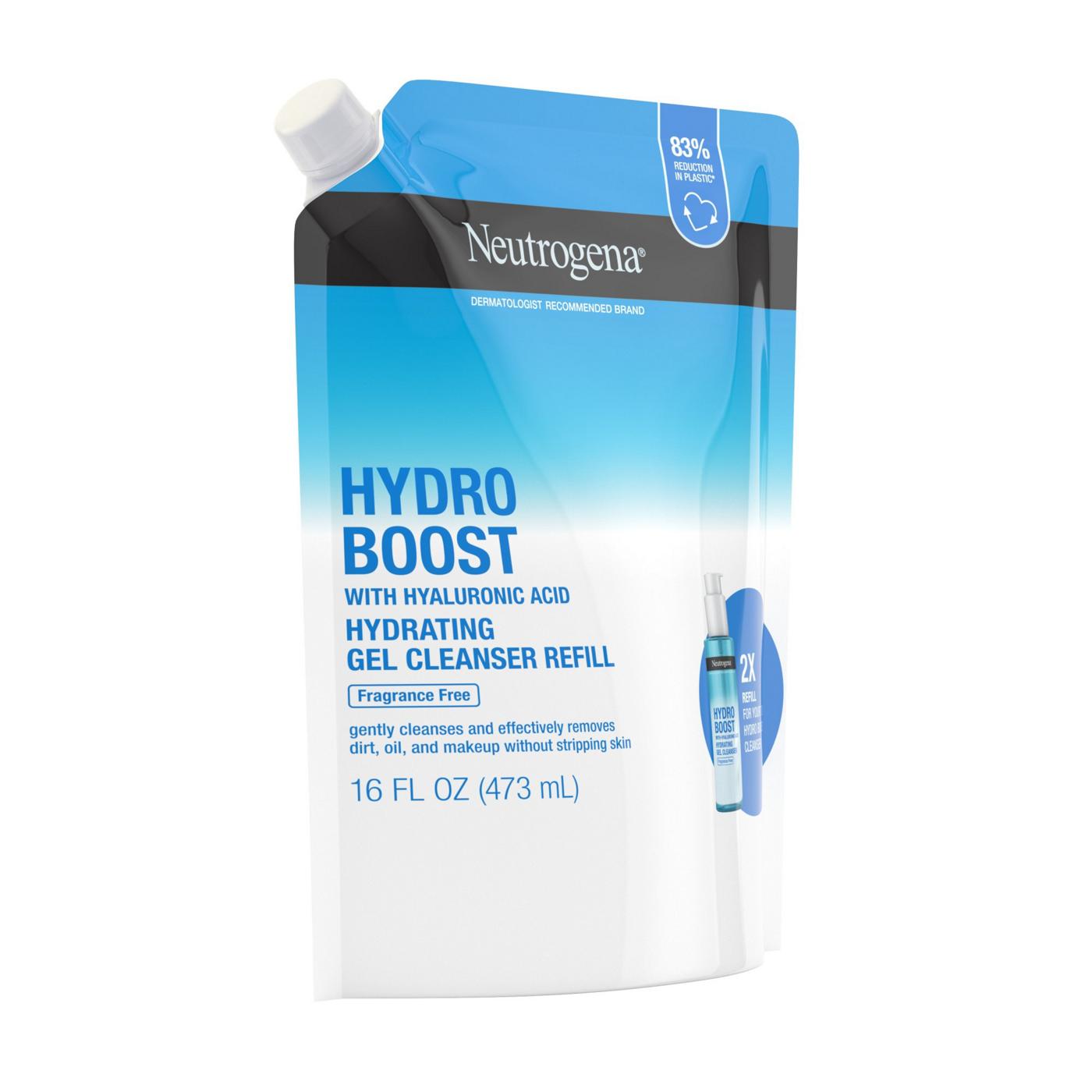 Neutrogena Hydro Boost Fragrance-Free Gel Facial Cleanser; image 3 of 6