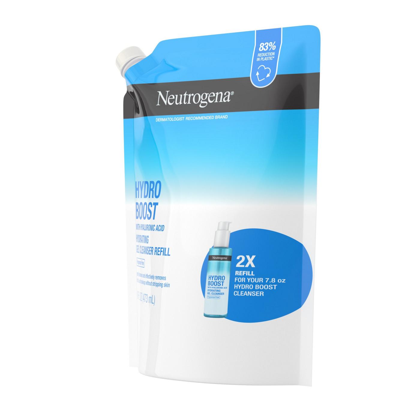 Neutrogena Hydro Boost Fragrance-Free Gel Facial Cleanser; image 4 of 6