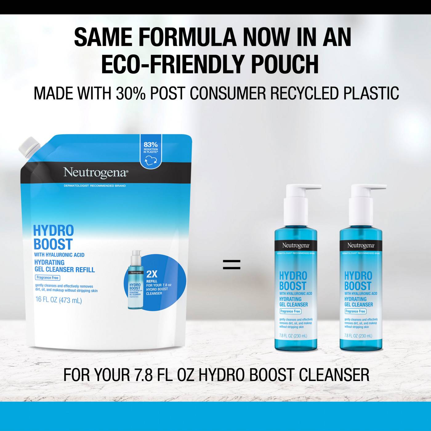 Neutrogena Hydro Boost Fragrance-Free Gel Facial Cleanser; image 6 of 6