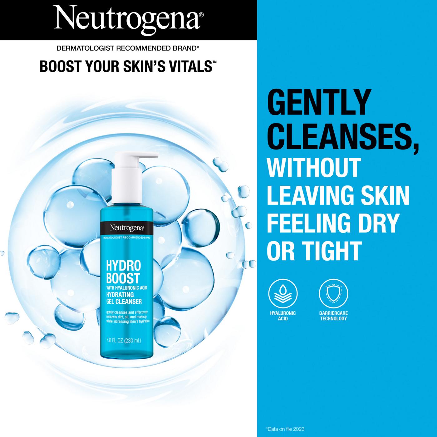 Neutrogena Hydro Boost Hydrating Gel Cleanser; image 4 of 8