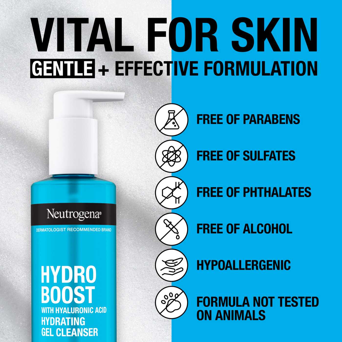 Neutrogena Hydro Boost Hydrating Gel Cleanser; image 7 of 8