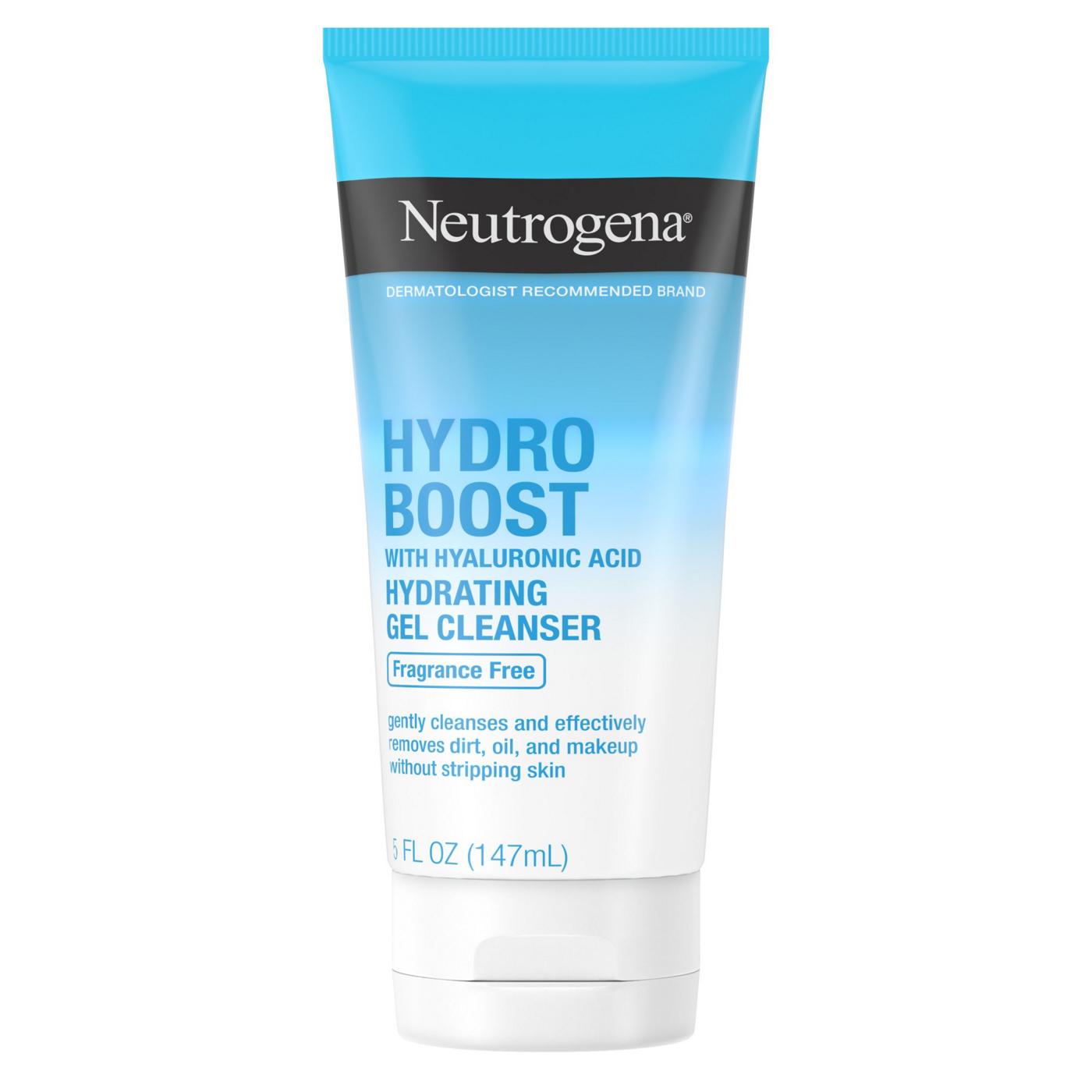 Neutrogena Hydro Boost Fragrance-Free Gel Facial Cleanser; image 1 of 6